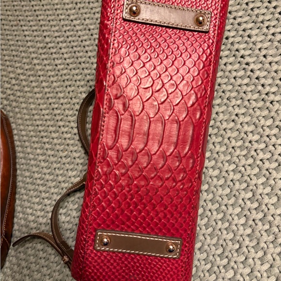 Dooney Bourke Snake Print Handbag - Picture 3 of 7